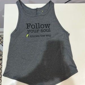 Pheel gray workout tank top size medium